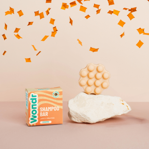 WONDR Juicy Orange Shampoo Bar