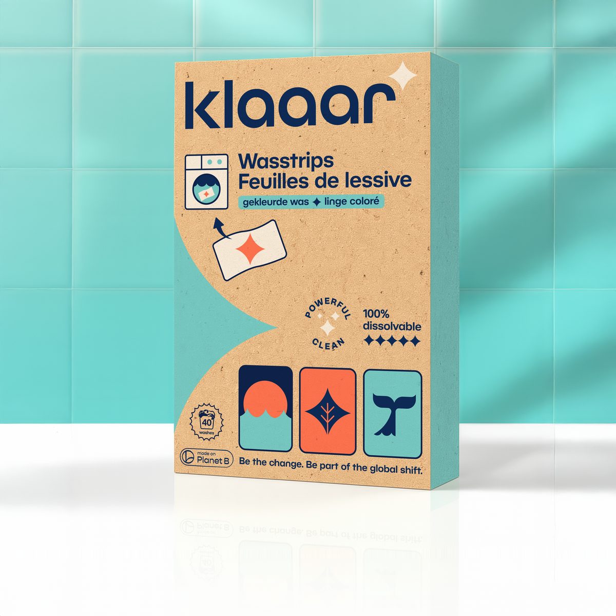 Doos KLAAAR wasstrips voor gekleurde was