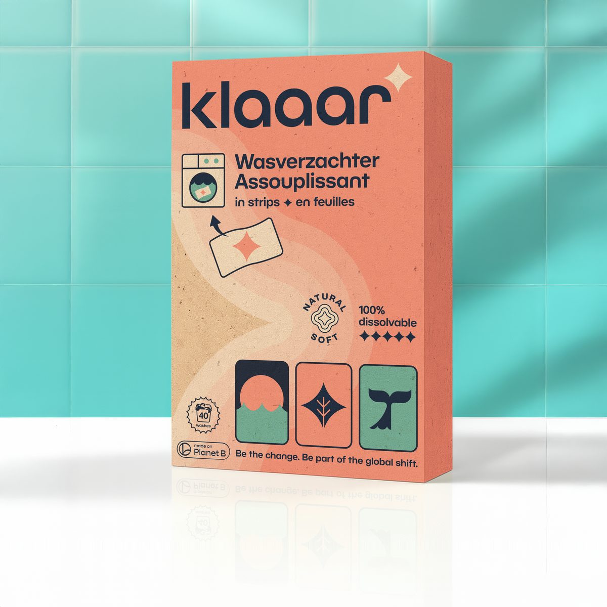 Doos KLAAAR wasverzachter strips